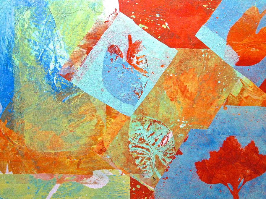 Leaves Mixed Media by Linda Williams