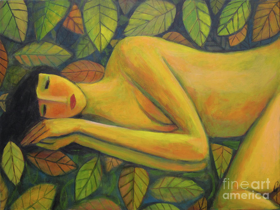 Nude Painting - Leaves Of Absence by Glenn Quist
