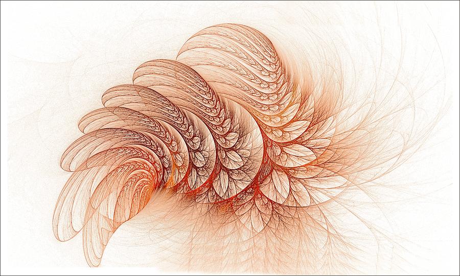 Leaves of the Fractal Ether-2 Digital Art by Doug Morgan