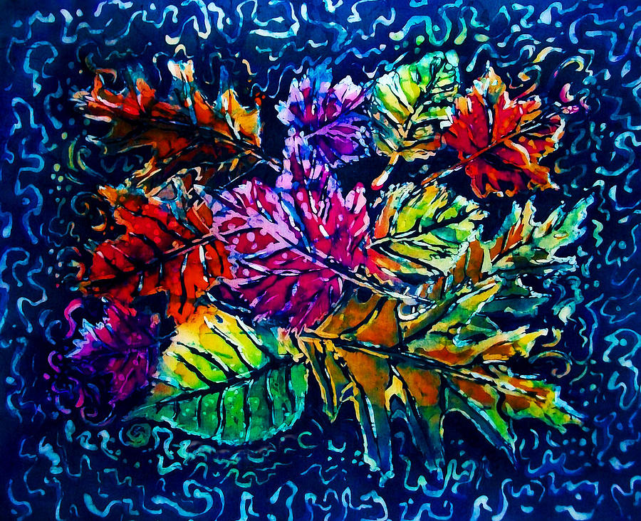Nature Painting - Leaves by Sue Duda