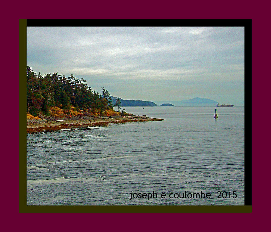 Leaving Port - from Vancouver Island Digital Art by Joseph Coulombe