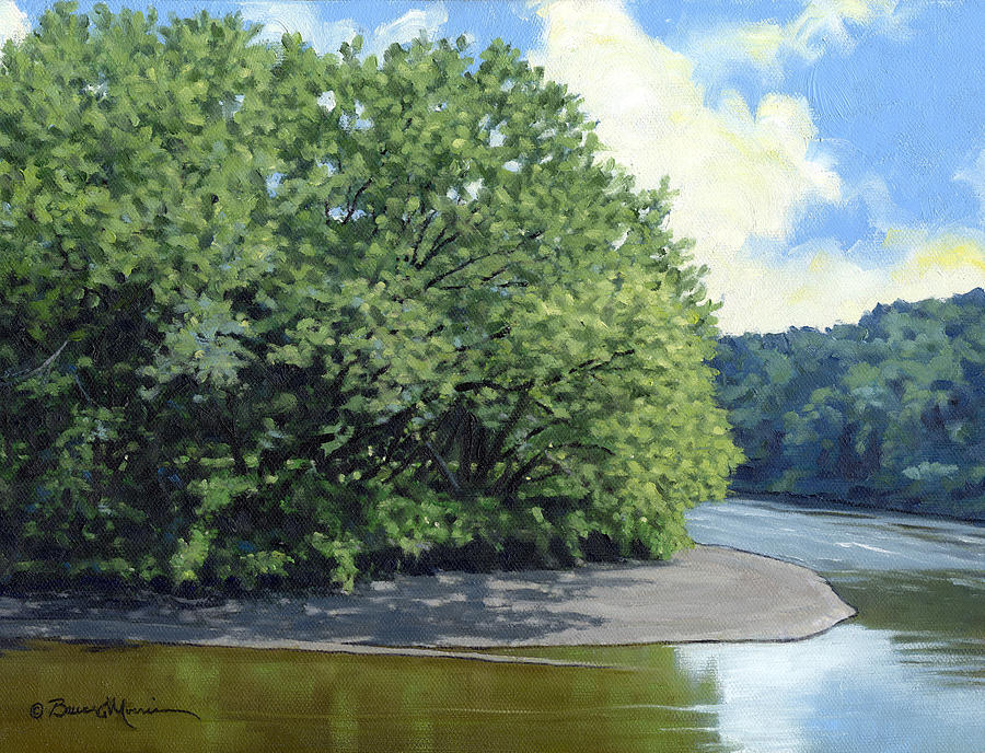 Landscape Painting - Leaving Ranney Knob by Bruce Morrison