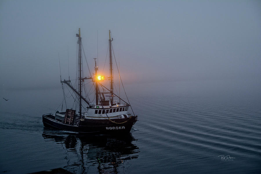 Leaving within the fog Photograph by Bill Posner