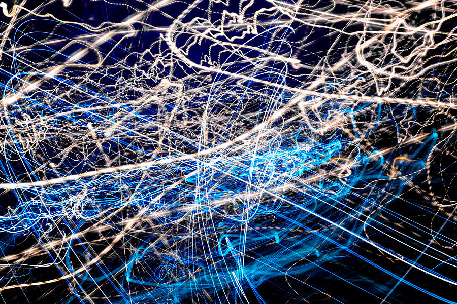 LED Neon Gas Dance UFA #5 Photograph by John Williams