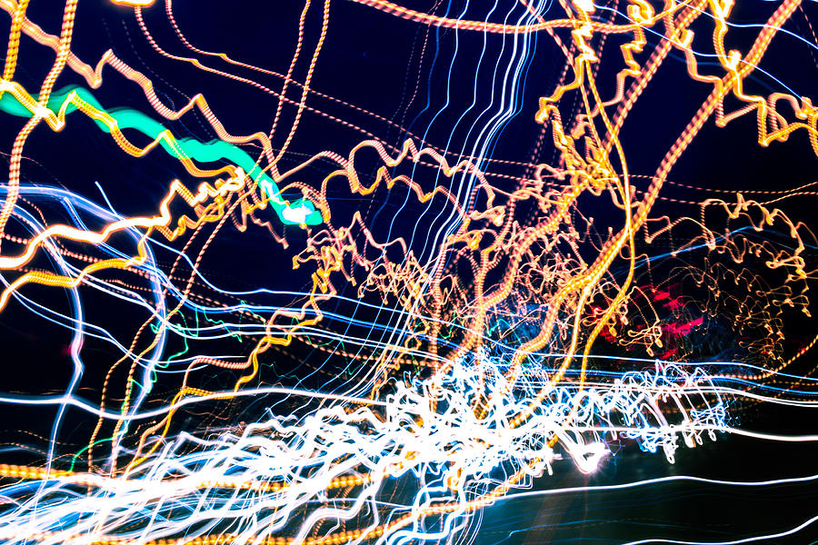 LED Neon Gas Dance UFA #6 Photograph by John Williams