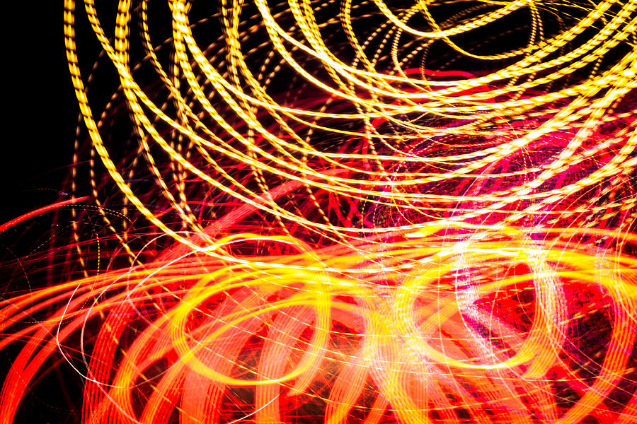 LED Neon Gas Dance UFA #8 Photograph by John Williams