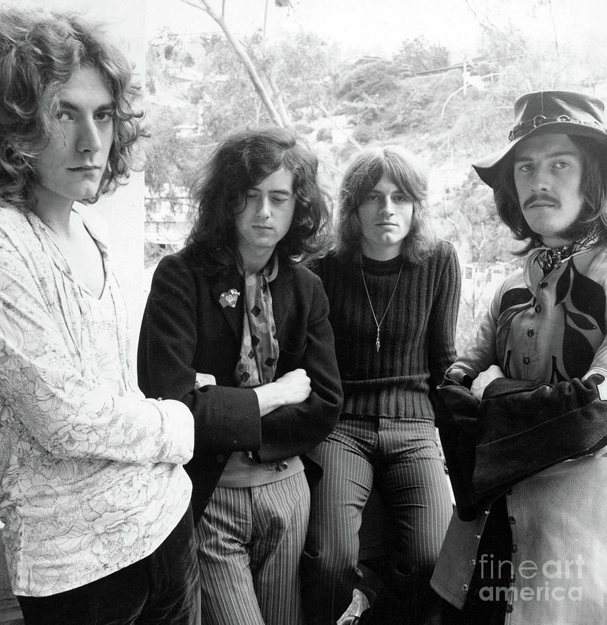 Led Zeppelin Arms Crossed at Chateau Marmont Fine Art Print Photograph ...