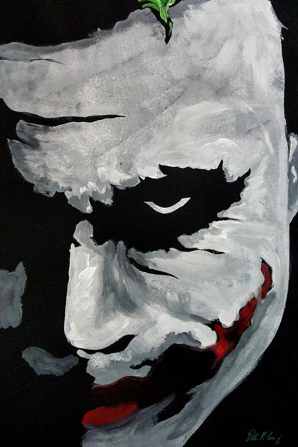 Ledgers Joker Painting by Dale Loos Jr
