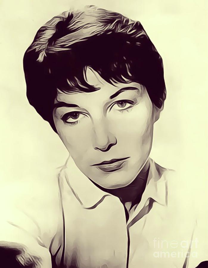 Hollywood Digital Art - Lee Grant, Vintage Actress by Esoterica Art Agency