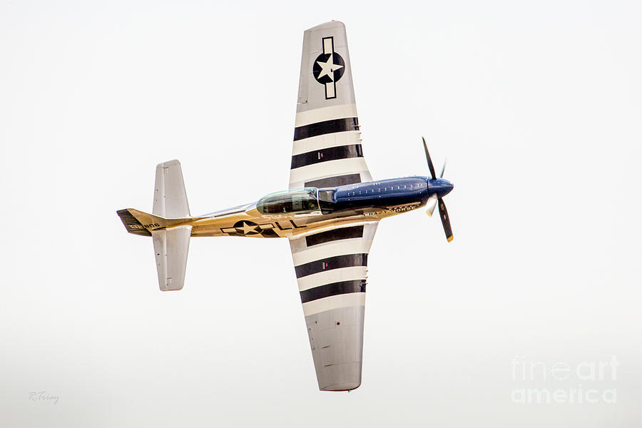 P-51d Mustang Photograph - Lee Lauderback P-51 by Rene Triay FineArt Photos