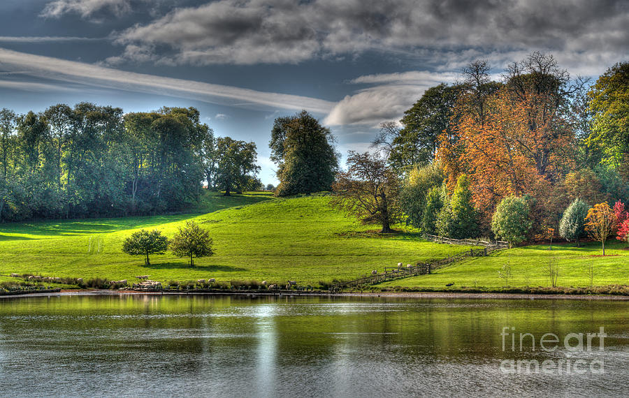 Leeds Castle Lake View Photograph by Chris Thaxter
