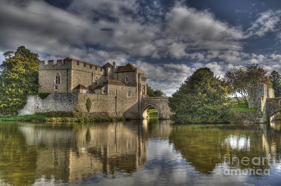Leeds Castle Reflections Photograph by Chris Thaxter