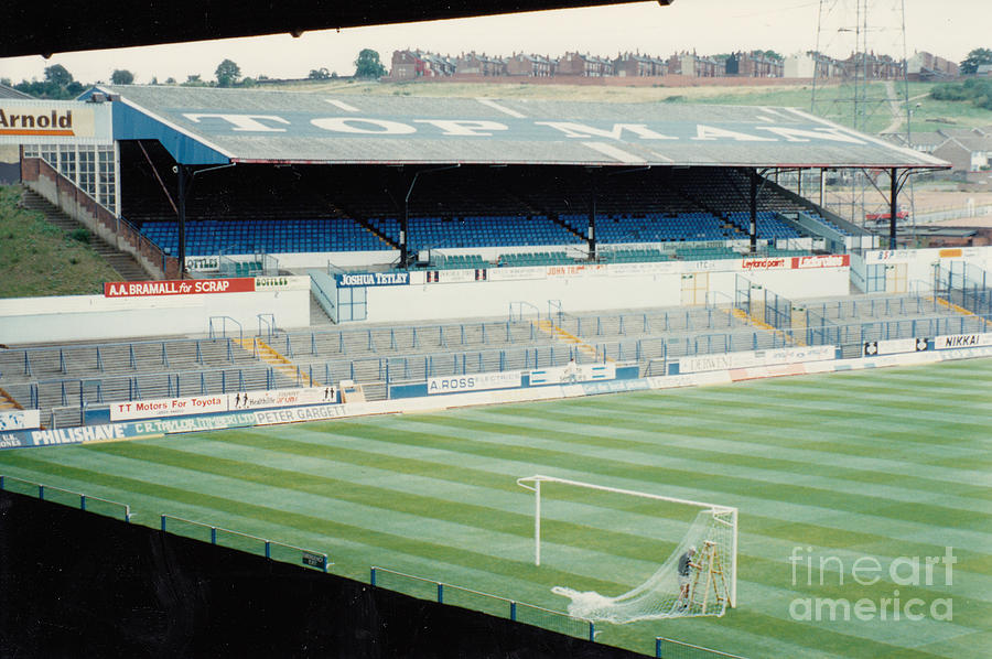 Leeds - Elland Road - Lowfields Stand 2 - 1990 Photograph by Legendary Football Grounds