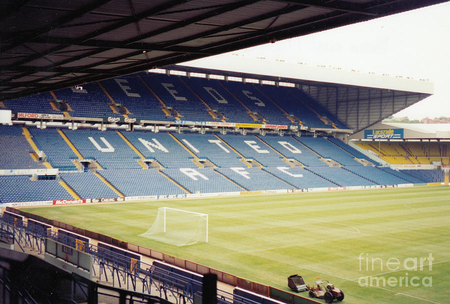 Leeds - Elland Road - Lowfields Stand 4 - 1993 Photograph by Legendary Football Grounds