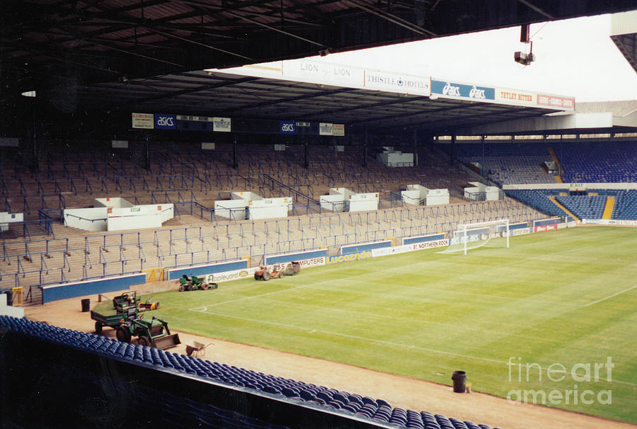 Leeds - Elland Road - The Kop 3 - 1993 Photograph by Legendary Football Grounds