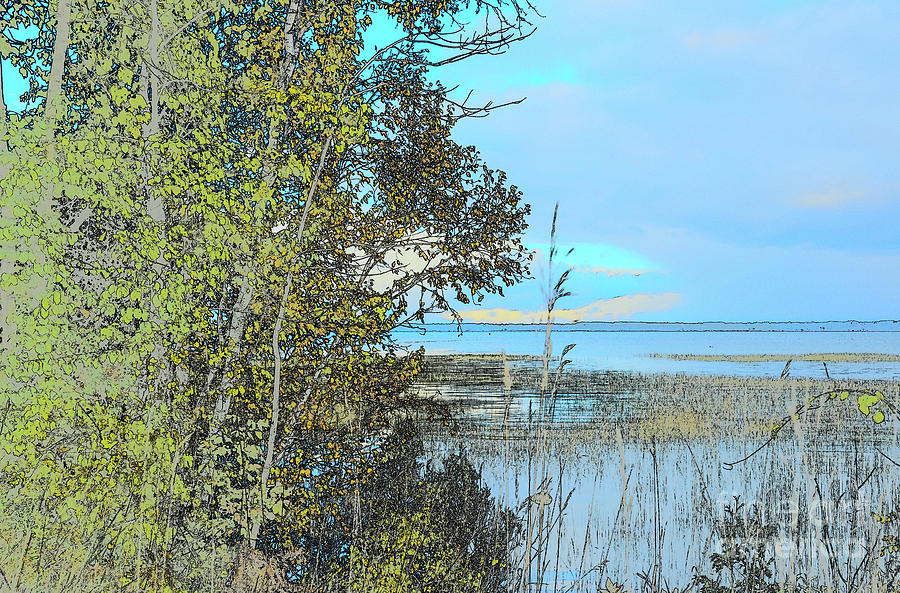 Leelanau Peninsula Water Sketch by Grace Grogan Leelanau Peninsula Water Sketch by Grace Grogan