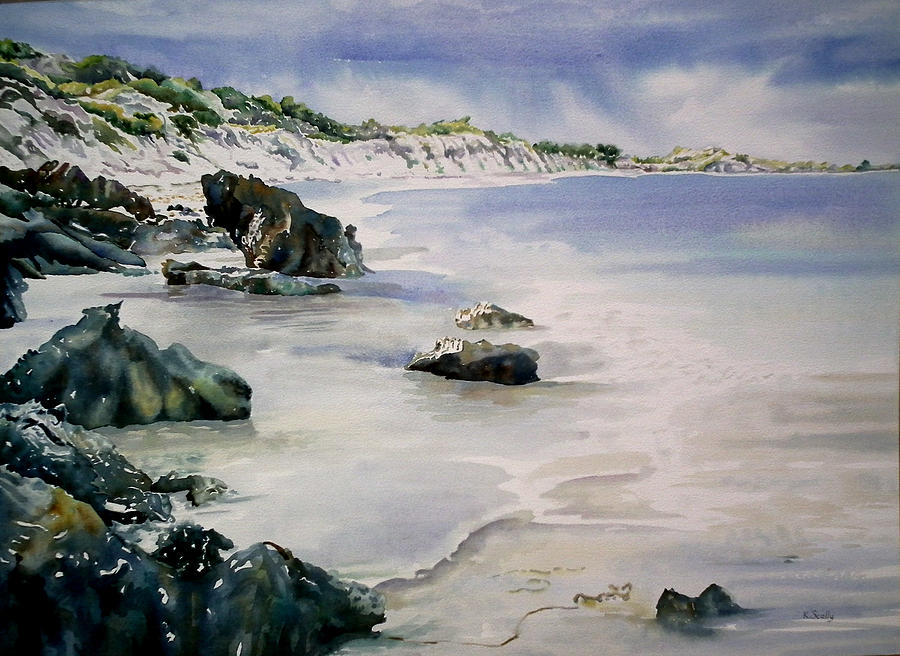 Leeman Swimming Beach Painting