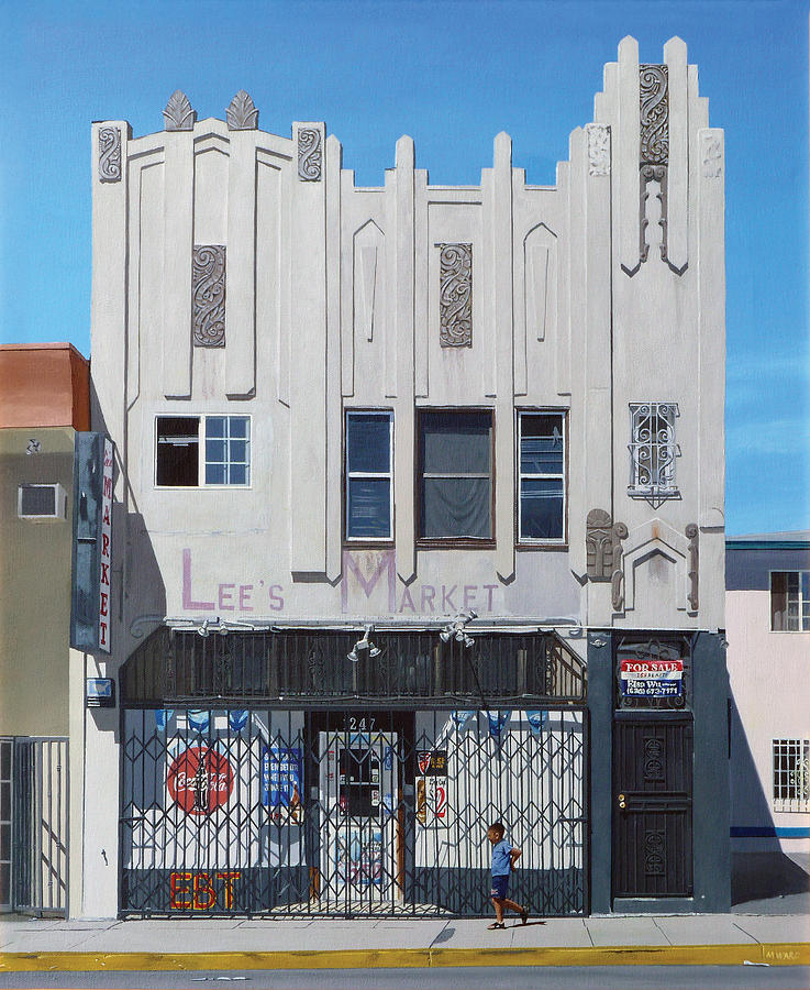 Los Angeles Painting - Lees Market by Michael Ward