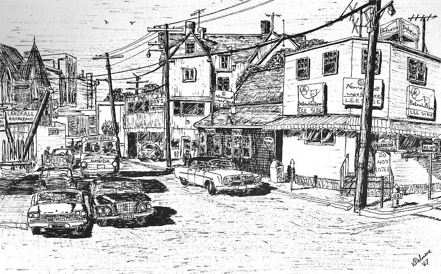 Leeside Tavern Drawing by Vic Delnore