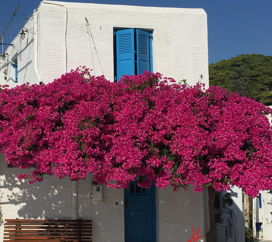 Lefkes mountain hause Paros Island  Photograph by Colette V Hera Guggenheim