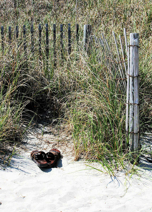 Beach Photograph - Left Behind by Cathy Harper