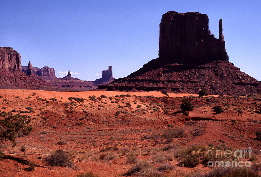Left Mitten Monument Valley Navajo Tribal Park Photograph