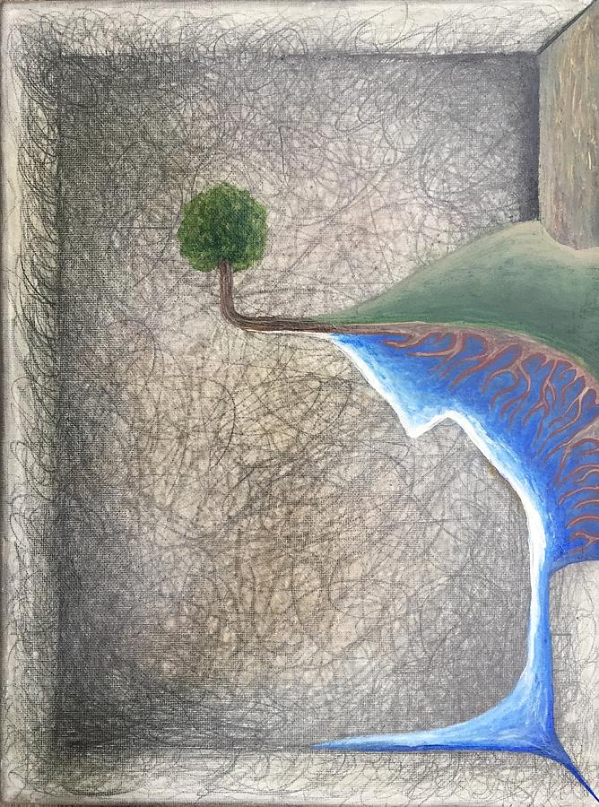 Tree Mixed Media - Left Universe by Steve  Hester