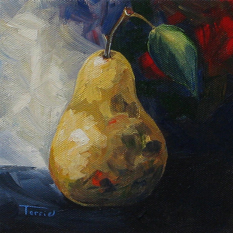 Leftover Pear Painting by Torrie Smiley