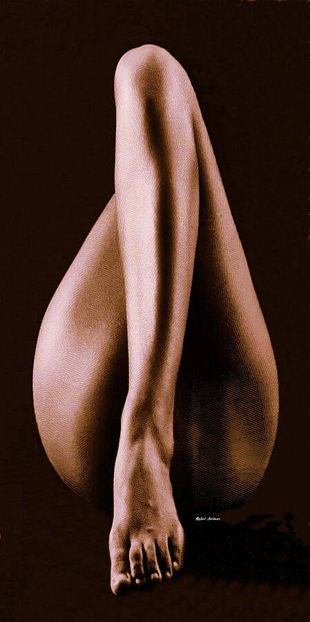 Leg Pose Favorite Digital Art by Rafael Salazar