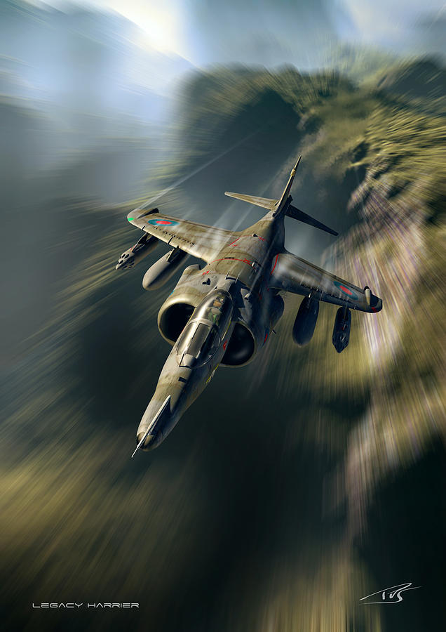 Legacy Harrier Digital Art by Peter Van Stigt