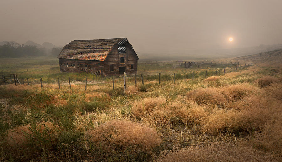 Fall Photograph - Legacy - Haynes Ranch Barn by John Poon