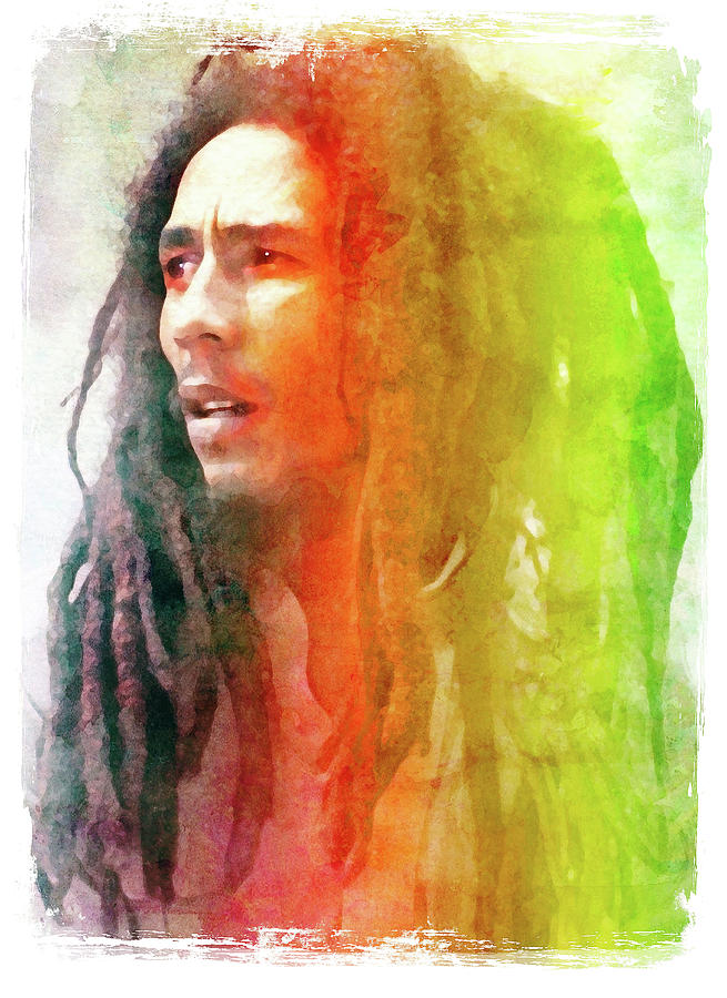 Bob Marley Digital Art - Legend by Mal Bray