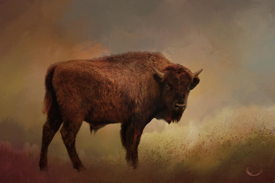 Legend Of Buffalo Spirit Digital Art by Theresa Campbell