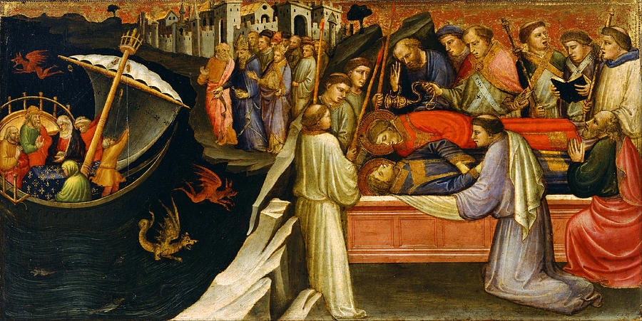Legend of St Stephen Painting by Mariotto di Nardo