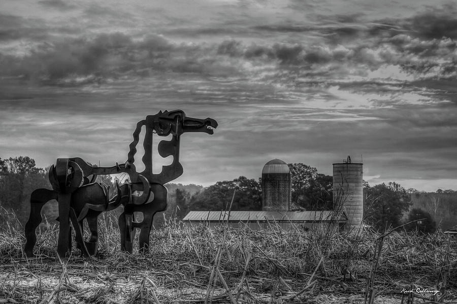 Legendary Iron Horse The Iron Horse Farm UGA Art  Photograph by Reid Callaway