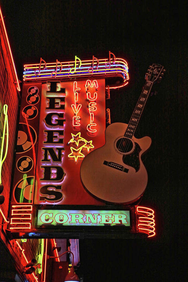 Legends Corner # 2 - Nashville Photograph by Allen Beatty