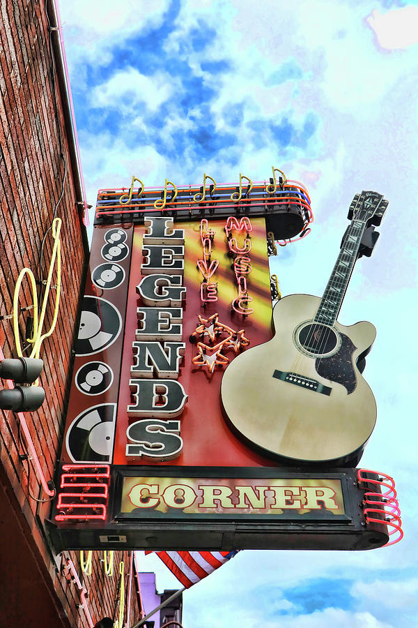 Legends Corner - Nashville Photograph by Allen Beatty
