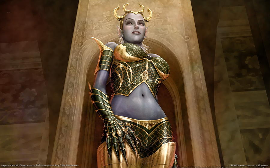 Throne Digital Art - Legends Of Norrath Forsworn by Maye Loeser