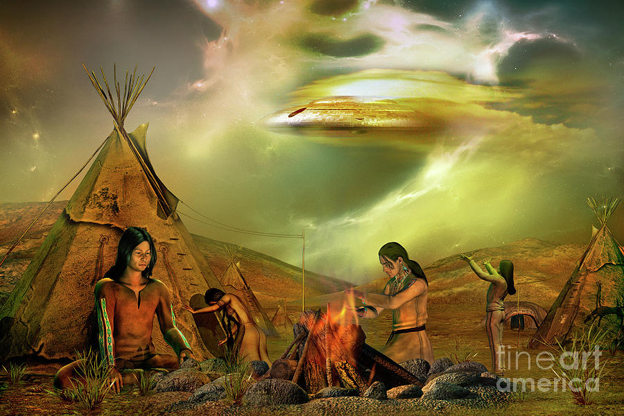 Legends Of The Sky People Digital Art by Shadowlea Is - Fine Art America