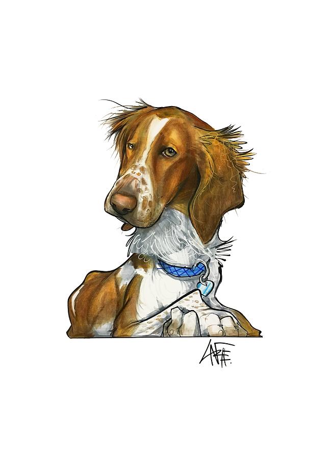 Leger 3018 Drawing by Canine Caricatures By John LaFree
