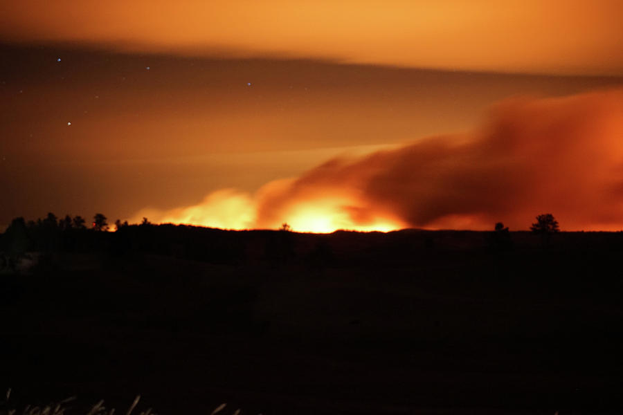 Legion Lake Fire at night by Bill Gabbert Legion Lake Fire at night by Bill Gabbert