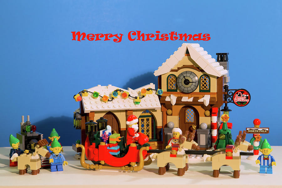 Lego Christmas Photograph by David Stasiak