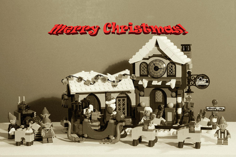 Lego Santas Workshop Photograph by David Stasiak