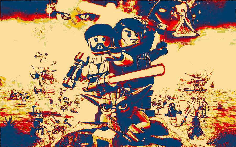St verkeer architect LEGO Star Wars III The Clone Wars Digital Art by Lora Battle - Pixels