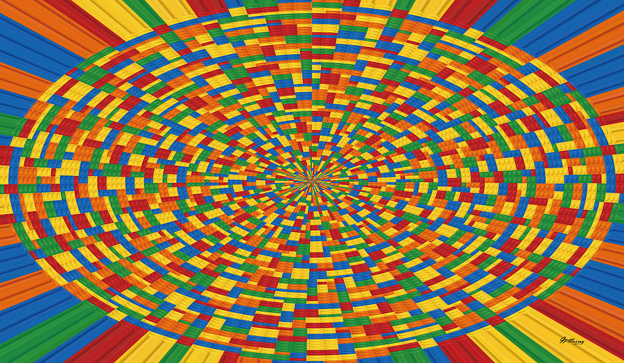 Lego Time Vortex Digital Art by Gregory Murray