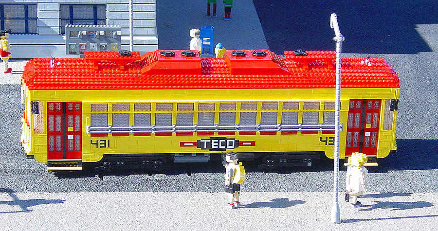 LEGO Trolley Photograph by Pat Turner -