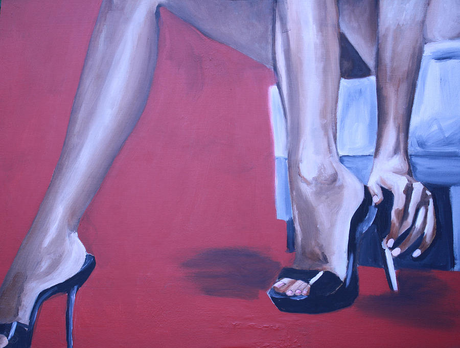 Legs Painting by Mikayla Ziegler