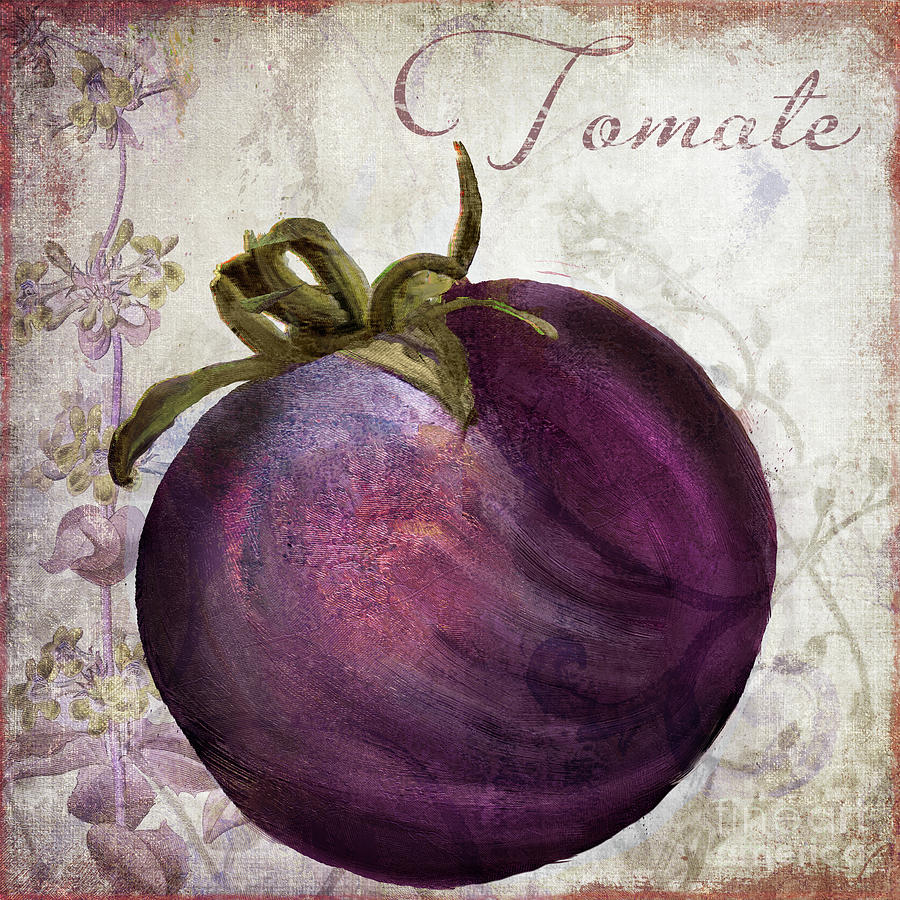 Tomato Painting - Legumes Francais Tomate by Mindy Sommers
