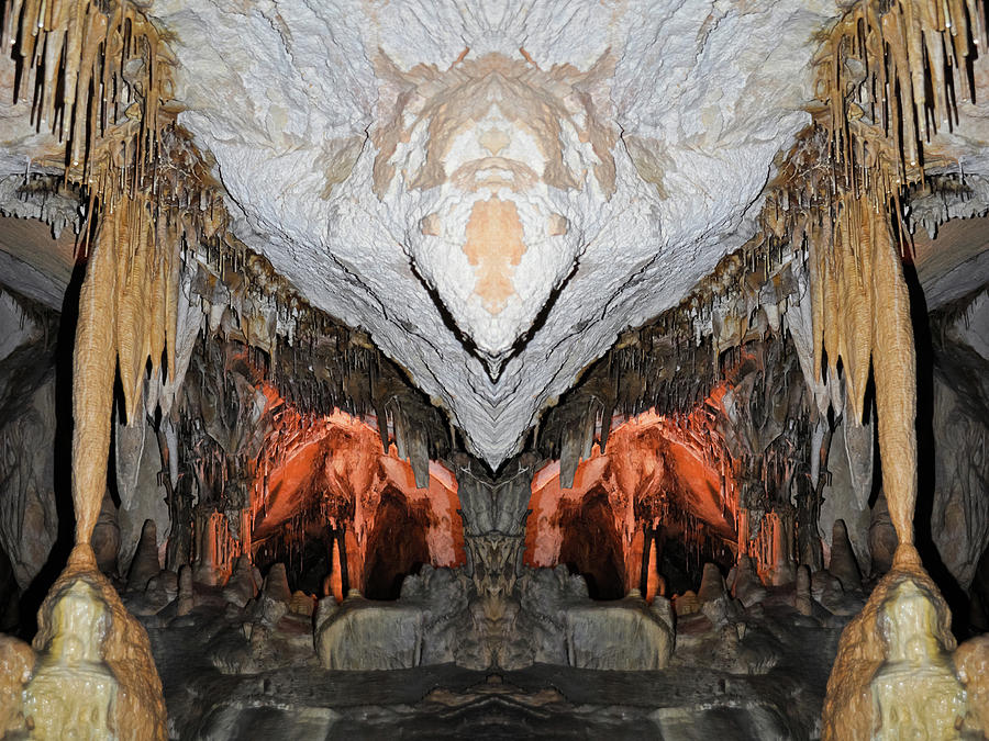 Lehman Caves Mirror Photograph by Kyle Hanson