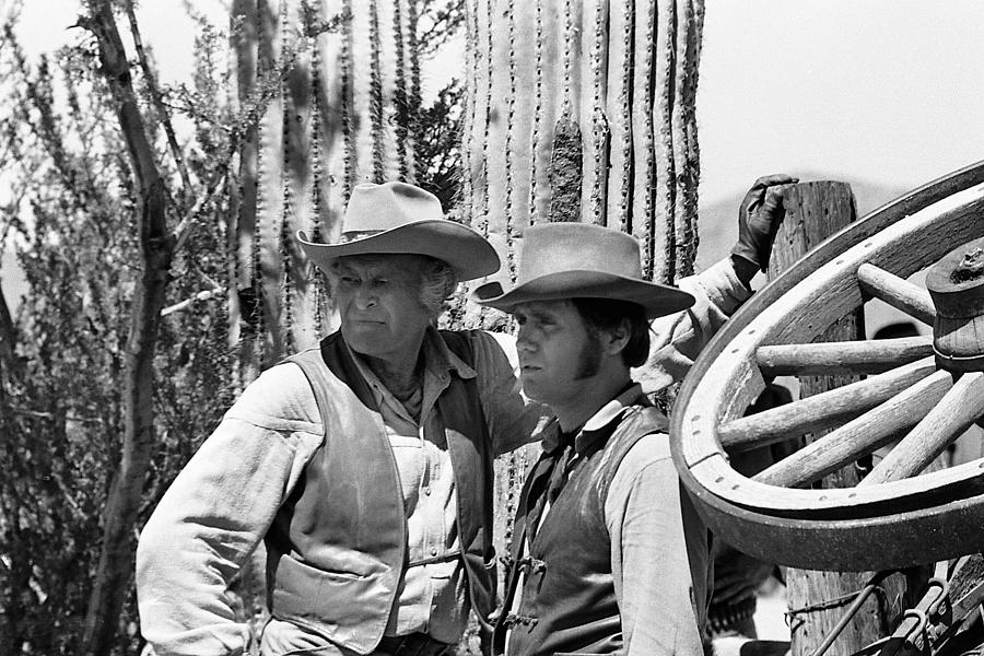 Leif erickson mark slade The High chaparral set Old Tucson Arizona 1969 Photograph by David Lee Guss